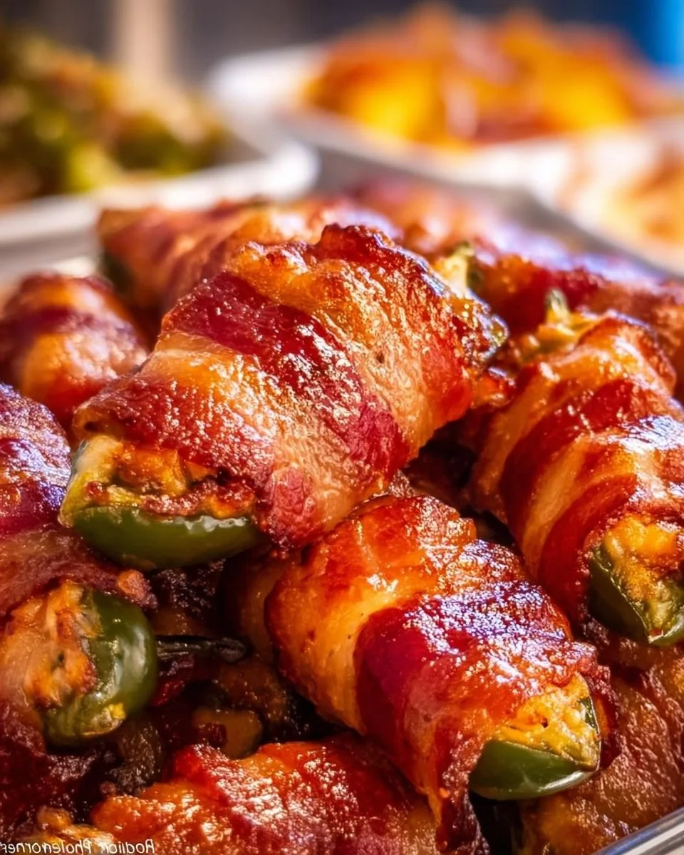 Bacon Wrapped Jalapeno Poppers