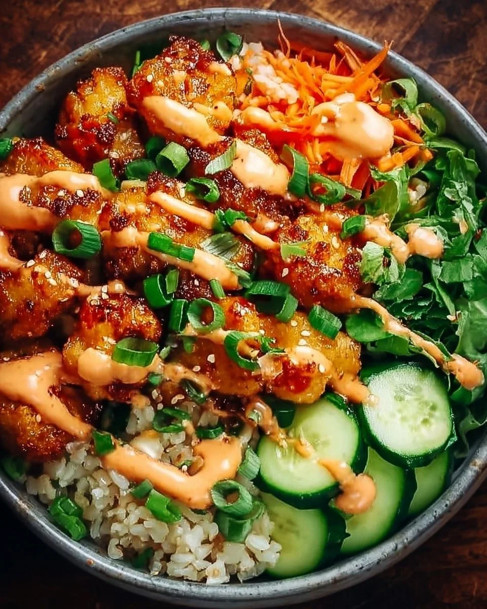 Bang Bang Chicken Bowl Delight