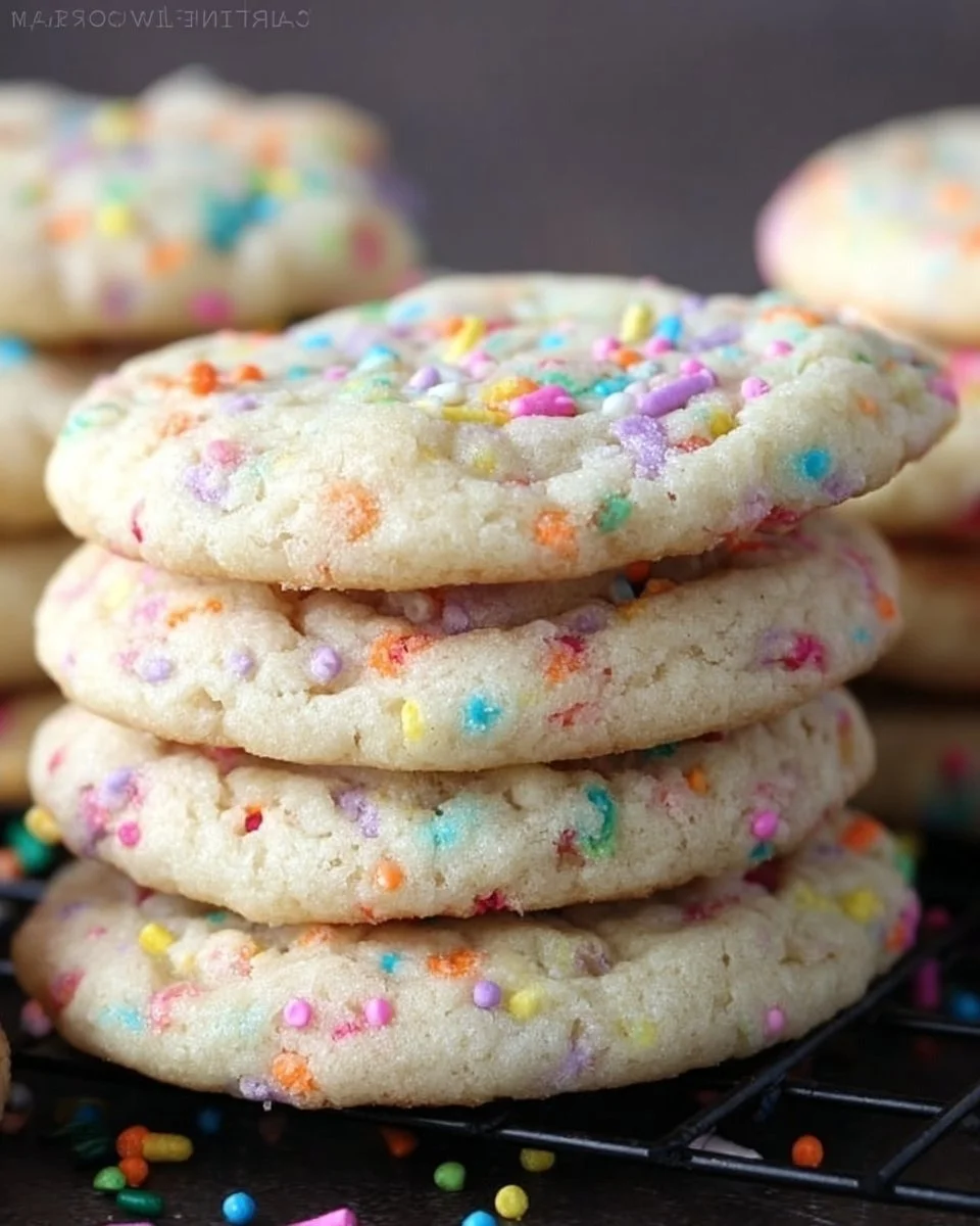 Birthday Cake Cookies