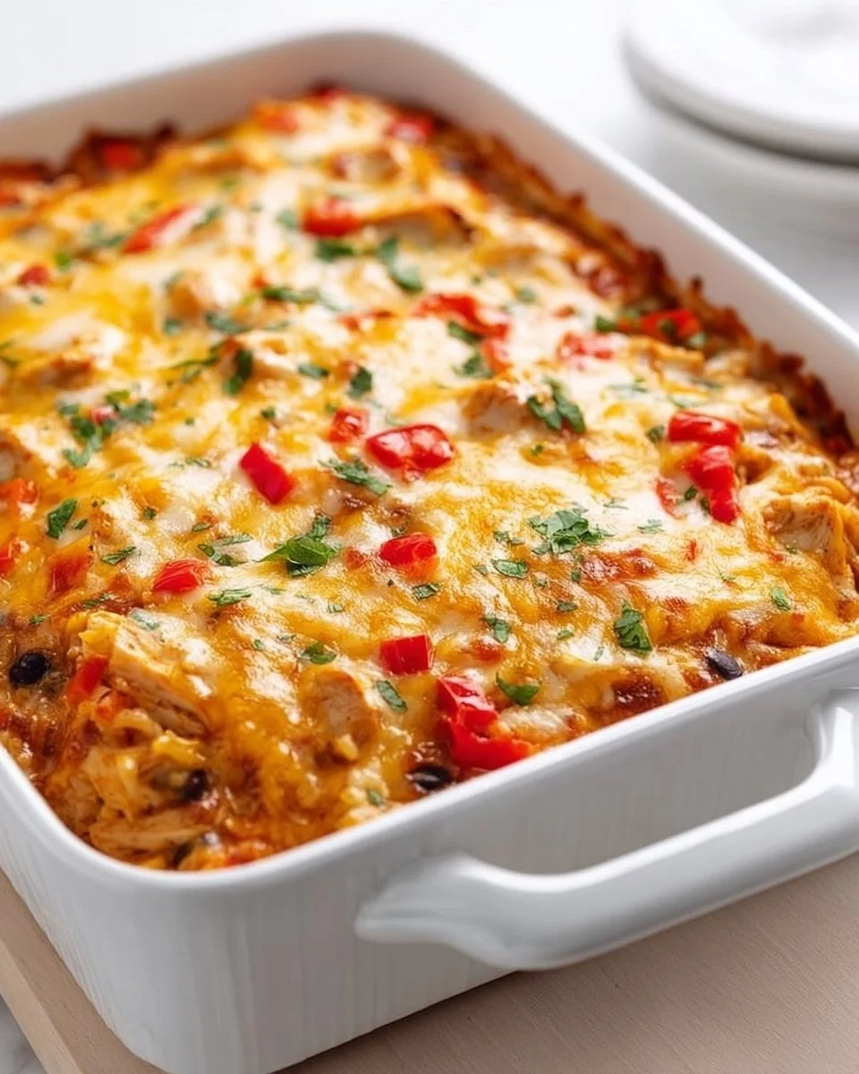 Chicken Fajita Casserole