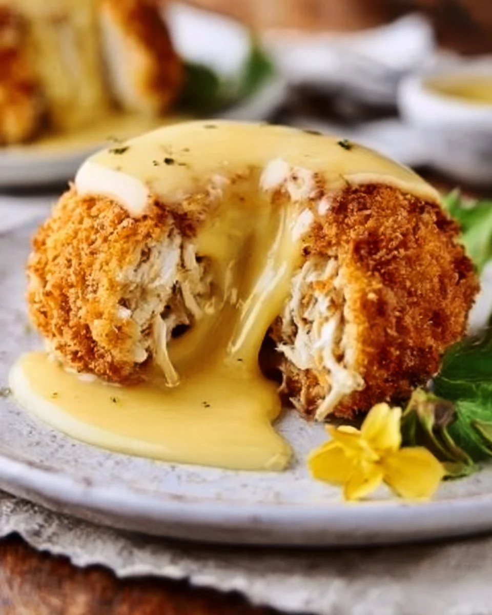 Delicious Chicken Pillows filled with savory chicken and wrapped in flaky pastry