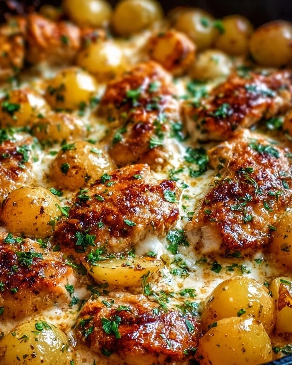 Garlic Parmesan Chicken and Potatoes