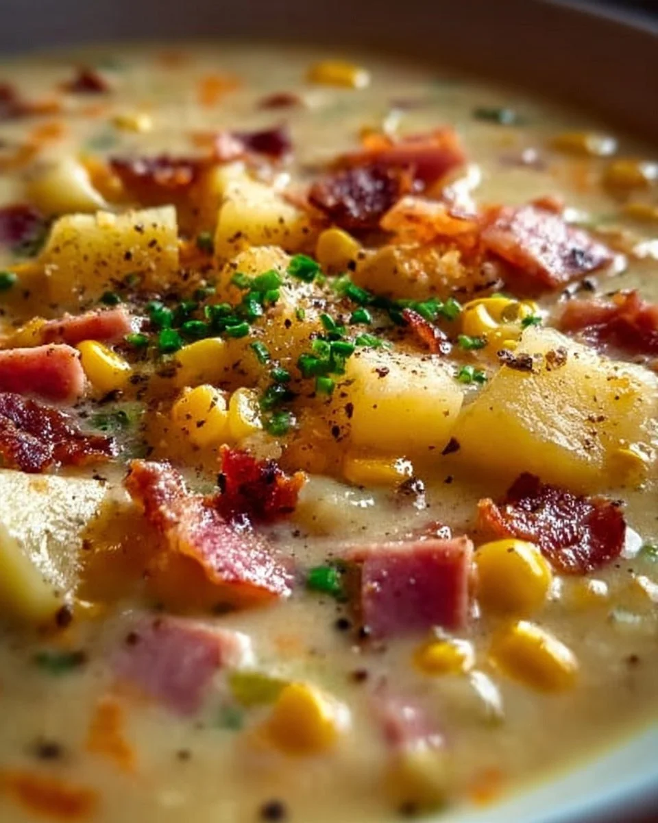 Ham and Potato Corn Chowder