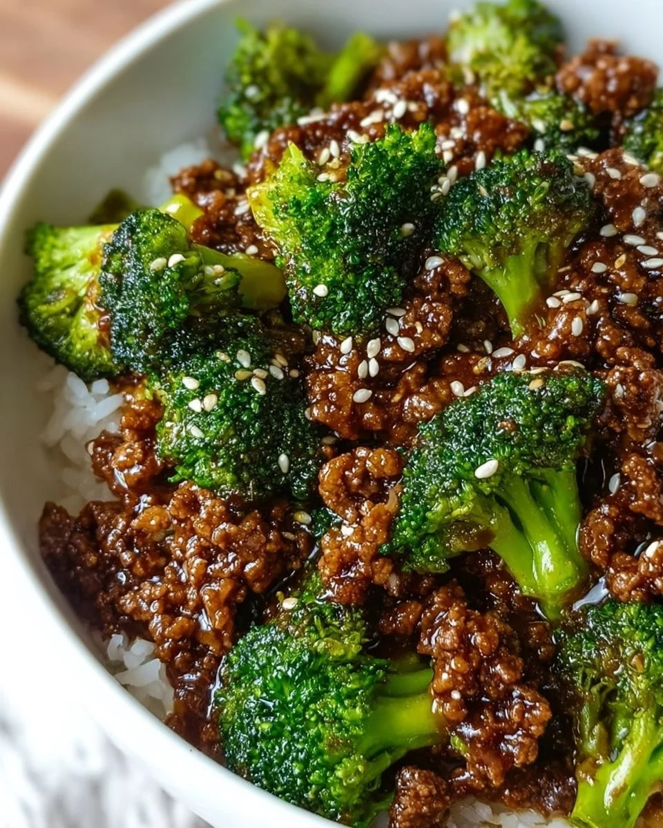 Hamburger Meat and Broccoli