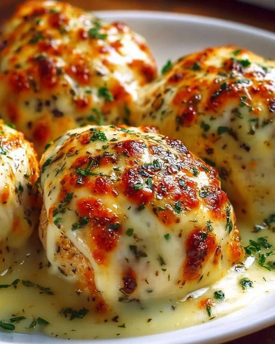 Melted Mozzarella & Ranch Chicken Bombs