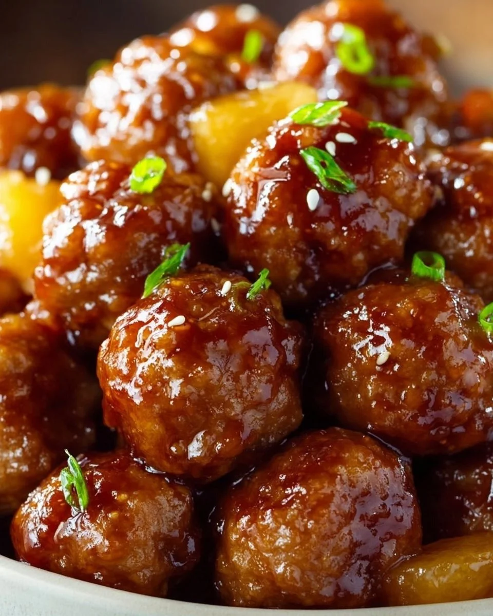 Slow Cooker Teriyaki Meatballs