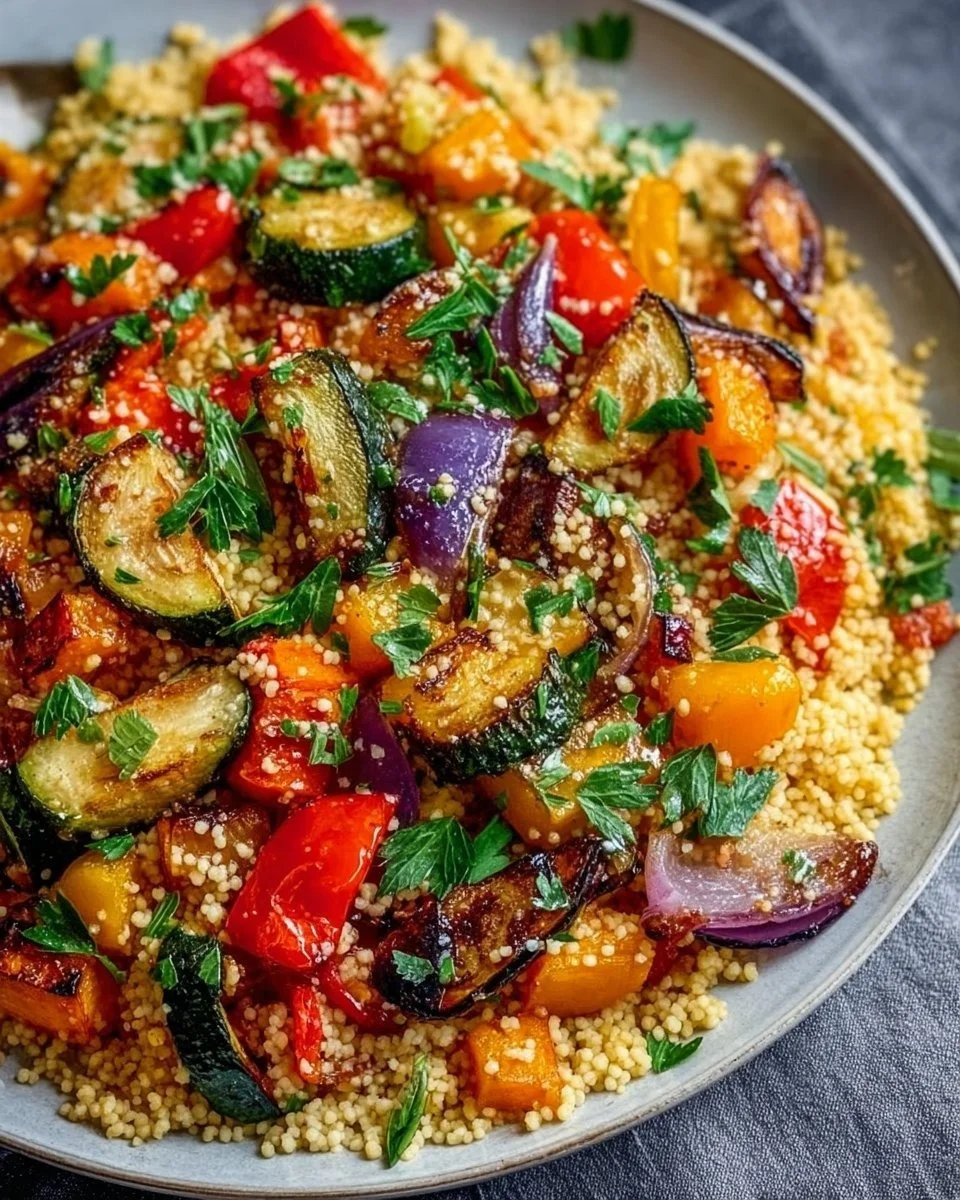 Vibrant Roasted Vegetable Couscous Salad for Easy Weeknight Dinners