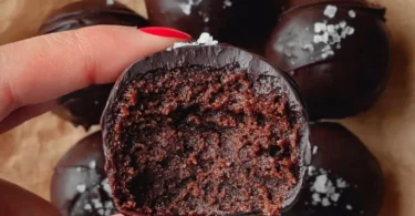 Viral healthy brownie balls made with wholesome ingredients