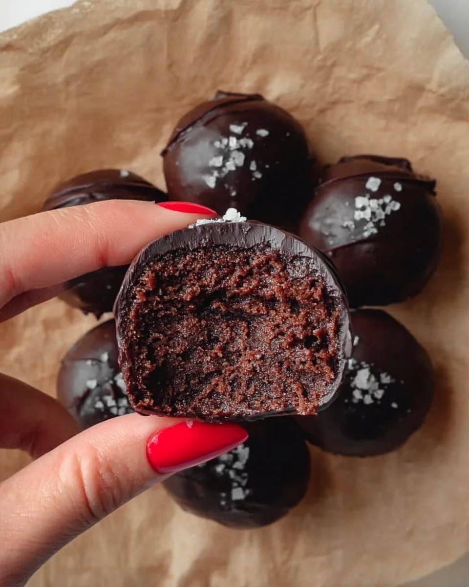 Viral healthy brownie balls made with wholesome ingredients